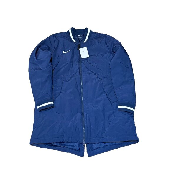 Nike Baseball Dugout Jacket Parka Blue DC8335-419 Men’s Size Medium - Picture 1 of 3